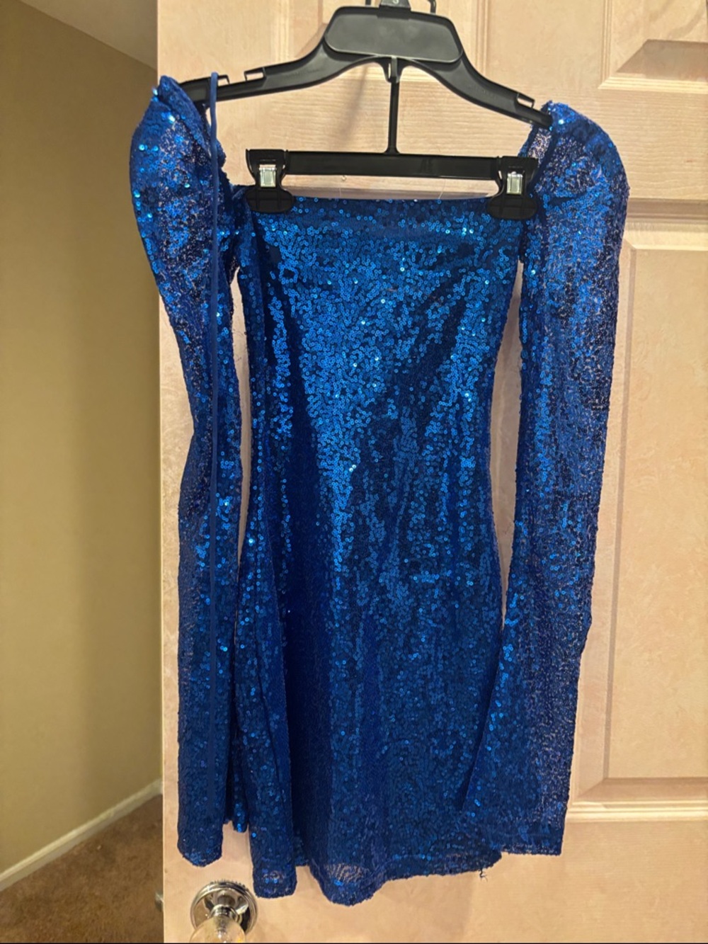 Lucy in the Sky Royal Blue Sequin Mini Dress